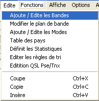 report b menu